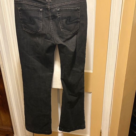White House Black Market Dark Straight Leg Jeans - Picture 3 of 3